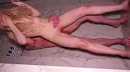 She Screams While He Fucks Her!