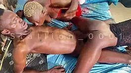 i join my ebony lover and her friend for a hot lesbian threesome with blowjobs and squirting