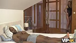 Massive Black Cock Dominates Young European Teen In Luxurious Hotel Encounter