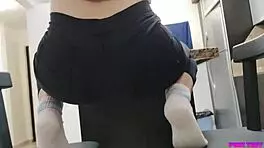 My hot sister-in-law craves a big cock so i tease her ass with a carrot