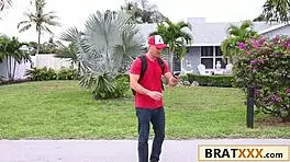 Hunting Down That Elusive Tiny 18+ Brunette Turns Hardcore