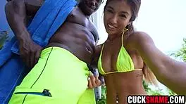 my asian wife fucks big black cock for me