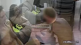 Adorable czech teen gets seduced and fucked in shopping centre pov