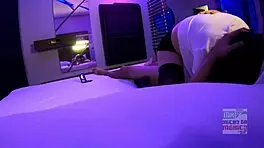 Watch The Secretary Fuck Her Neighbor While Husband Watches!