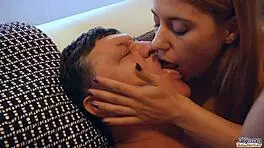 does grandpa enjoy two teens sucking his dick?