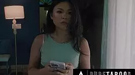 petite lulu chu caught masturbating while spying on dilf neighbor 😏