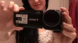 Beautiful Brunette Teen Plays With Her Cunt In Socks Solo.