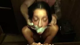 Eva tender wanted to swim in the pool together and got hard sex