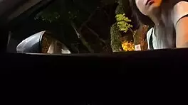 Oh God, Swallowing a Stranger's Huge Cock on the Street!