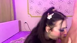 hardcore sloppy deepthroat with big natural tits 😏. teen tries face fucking first time.