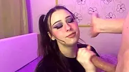 hardcore sloppy deepthroat with big natural tits 😏. teen tries face fucking first time.