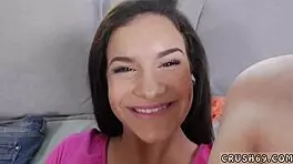 Patron's HAIRY PUSSY gets FUCKED by money-hungry daddy's step daughter.