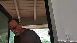 Step Daddy Glenn Completes Vintage Job with Facial Cumshot on Big Tits