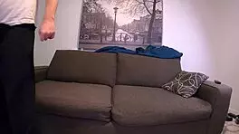 Scarlett Johnson tells the camera 'i need cum' while sucking and choking on penis