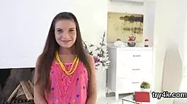 Innocent Teen Blows Cock In POV