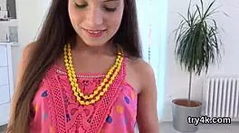 Innocent Teen Blows Cock In POV