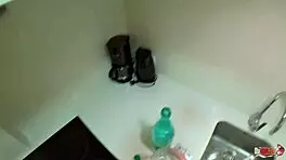 By mistake i took my step dads viagra and my hot stepmom helped me cum