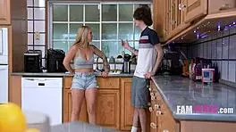 Step siblings fuck in the family ride. Gypsy rose fampervs takes it hard.