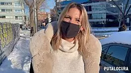 Leidy de León swallows Torbe's cum in caught moment