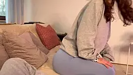 my stepsis bent me over and made me cum twice with her wet pussy