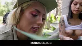 Busty Blonde Fit Kitty Gets Drilled Outdoors Hard!
