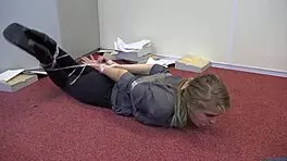 i-i'm teen violet haze as real estate agent in bondage