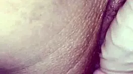 latina babe tries assfucking with toys on her tight ass