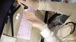 NURSE COLLECTS SEMEN SAMPLE From PATIENT With HANDJOB In HOSPITAL