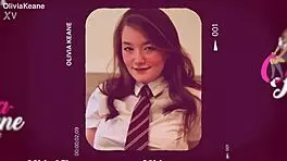 British teen 18+ anal fuck and creampie in costumes 😏