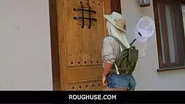 Busty Blonde Fit Kitty Gets Drilled Outdoors Hard!