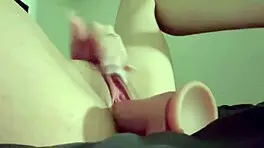Petite Dildo Solo Fuck Sapphiregirl Teasing Her Tight Pussy with Toy in Amateur Masturbation Session