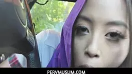 Watch Asian Muslim Girl Alexia Anders Suck Her Boyfriend's Cock in the Car - Oh Yeah, That's Hot!