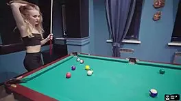 Fucked Gorgeous Beauty With Big Cock On Pool Table In Missionary