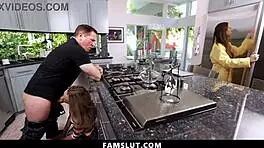 grounded and bored stepdaughter finds a new way to have fun with her stepdads big cock famslut