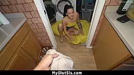 Stepbrother Getting into Action with Stepsisters Big Round Booty - Myslutsis