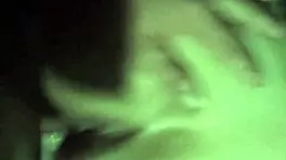 Mature woman fucks young girl hard in bedroom doggystyle POV.