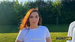 Hey, cuck watches teen friend get pounded by pickup guy at the pond 😏