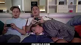 Twin Step Moms Give Blowjobs And Cowgirl Rides To Stepsons