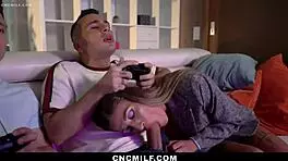 Twin Step Moms Give Blowjobs And Cowgirl Rides To Stepsons