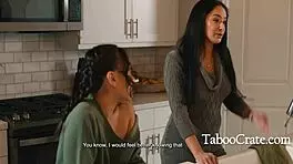 petite asian step niece kimmy kimm plays her stepmom to live with her step uncle her secret boyfriend 😜