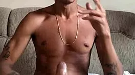 the giant cock tricked her into masturbation while talking dirty and cumming heavily