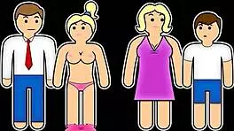 Teen fucks father-in-law to prevent him leaving.