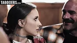 Neighbor She Smells Like A Virgin In Taboo Three-Some Fuck