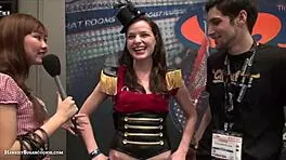 fionnaandjimmy chaturbate video at ae expo, teen asian amateurs with big tits