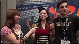 fionnaandjimmy chaturbate video at ae expo, teen asian amateurs with big tits