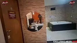 Skinny teen takes huge black cock doggystyle until squirting!