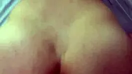 Young Wife Lets Friend Cum on Belly Quickly