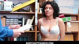 Latina teen Maya Morena gets fucked by perverted security guard