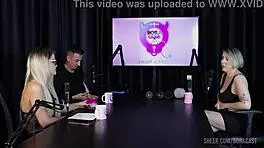 Watch Mary Red humiliate in this cuckold group scene with handjob