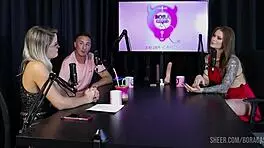 Compilation features Tati Weg in Bora Cast with Bruna Carlos in sheer red lingerie scenes